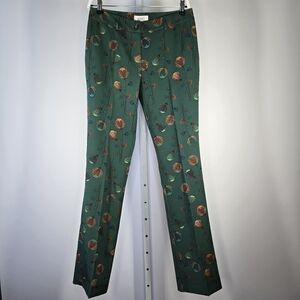 Floral Green Women's Pants